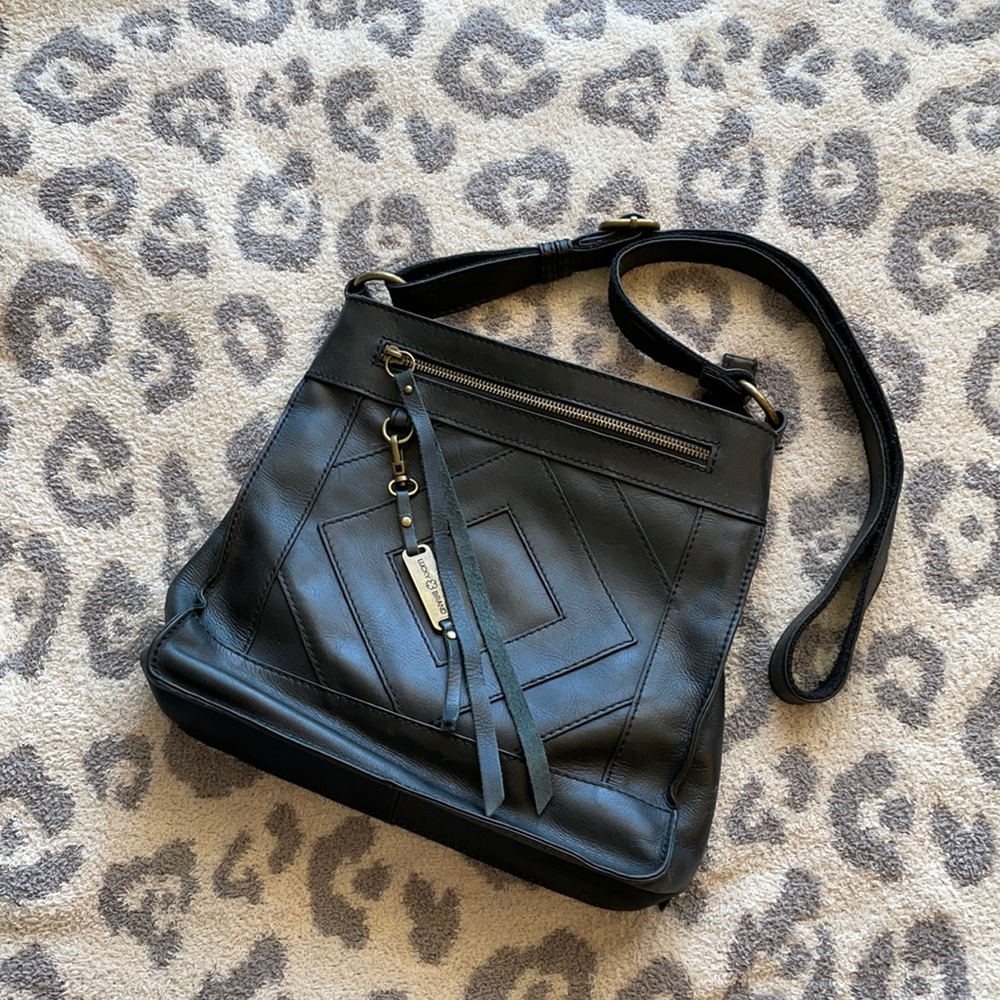 Lucky Brand Black Leather Crossbody